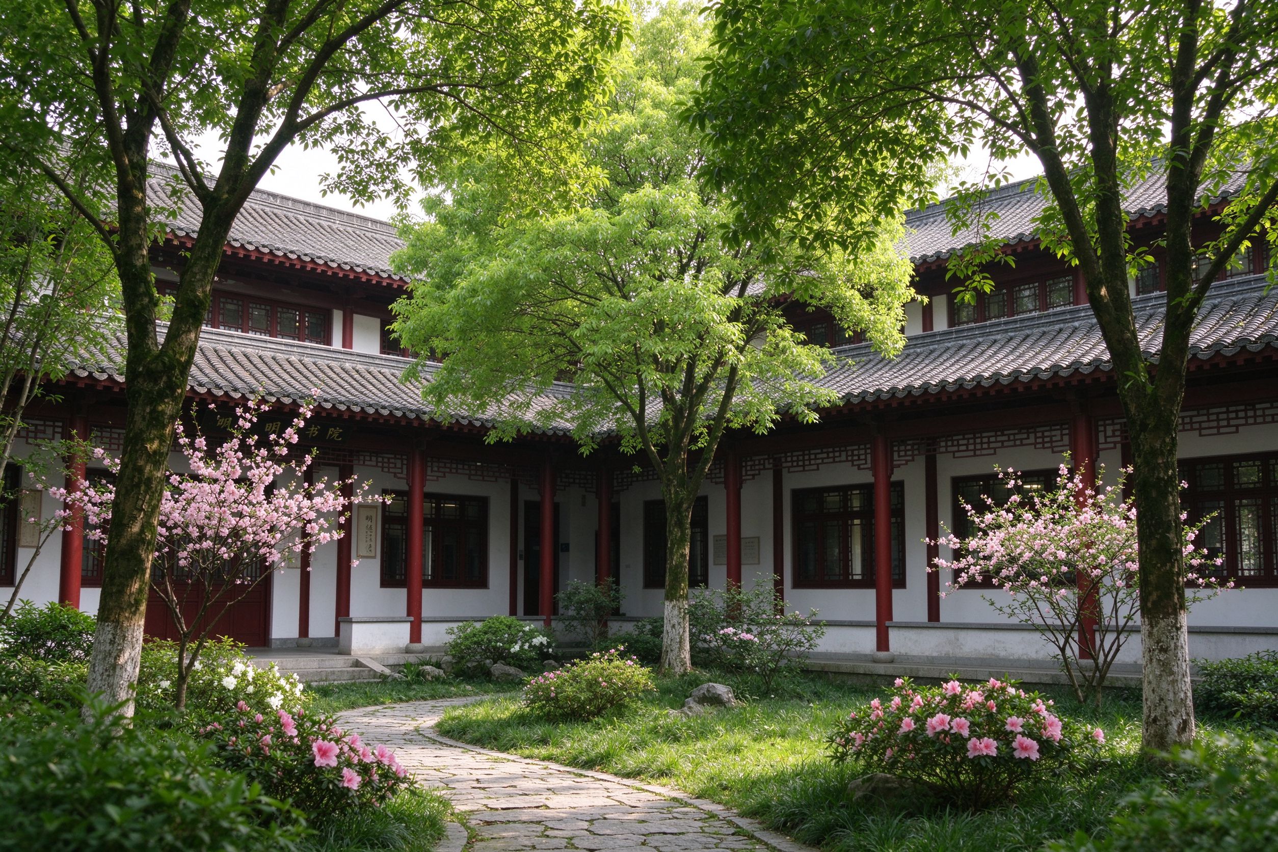 明德校区庭院